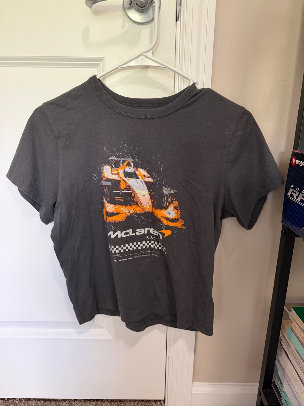 ABERCROMBIE McLaren women’s baby tshirt